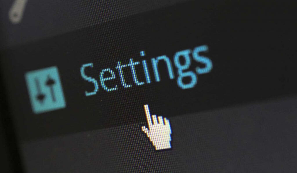 WordPress settings