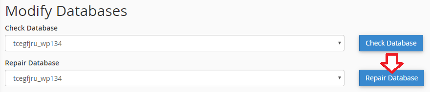 Modify Databases