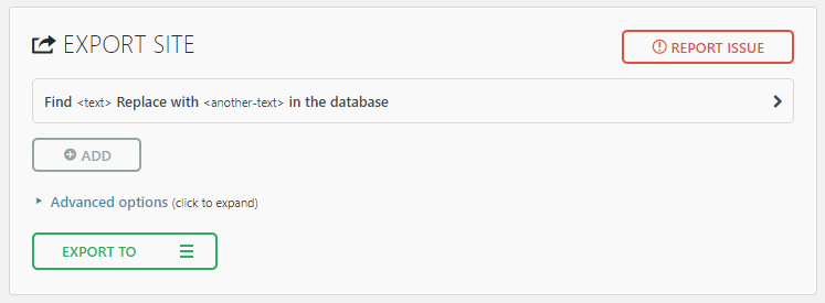 All-in-One WP Migration Admin