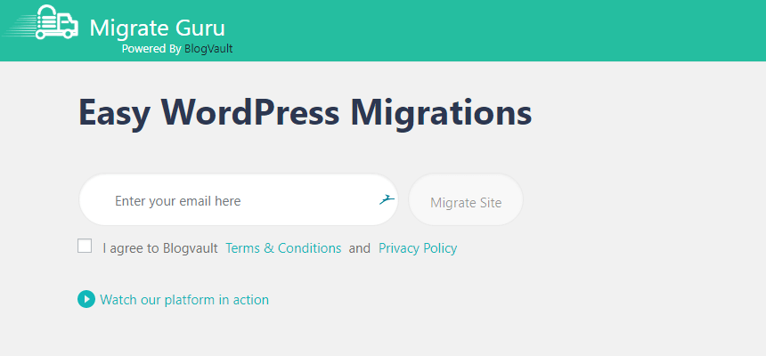 Migrate Guru Admin