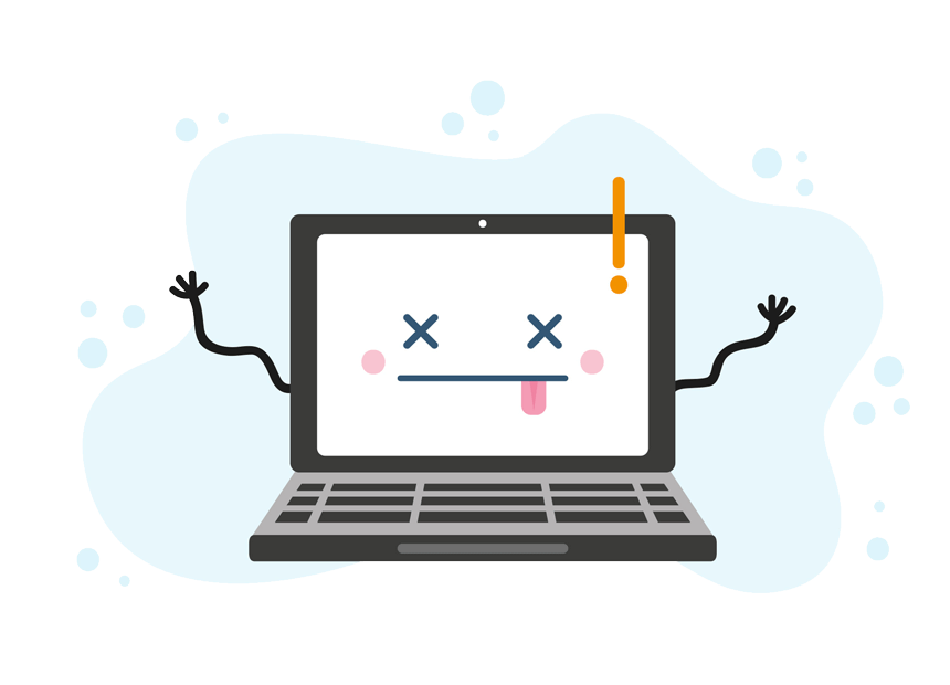 Broken website
