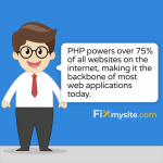PHP powers over 75% of all websites on the internet, making it the backbone of most web applications today
