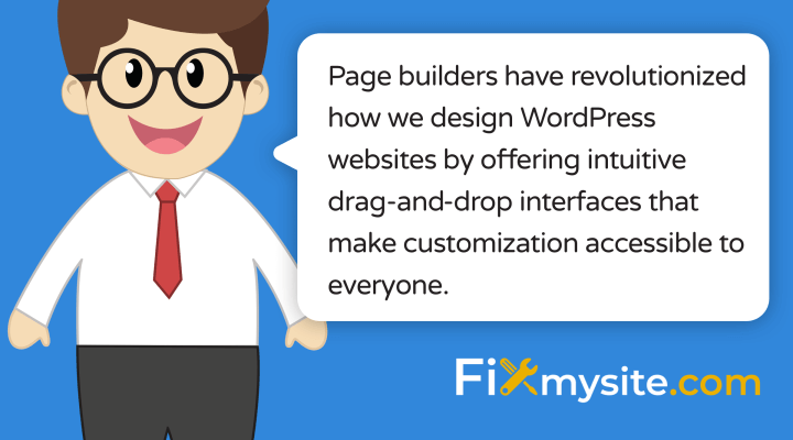Page builders have revolutionized how we design WordPress websites