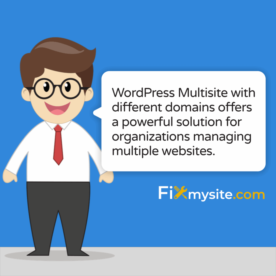WordPress Multisite with different domains offers a powerful solution for organizations managing multiple websites.