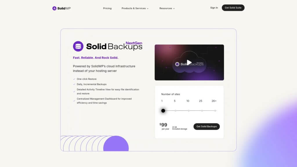 Screenshot of https://ithemes.com/backupbuddy/