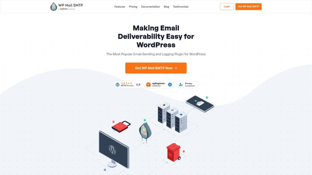 Screenshot of https://wpmailsmtp.com/