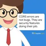 CORS errors are not bugs. They are security features doing their job