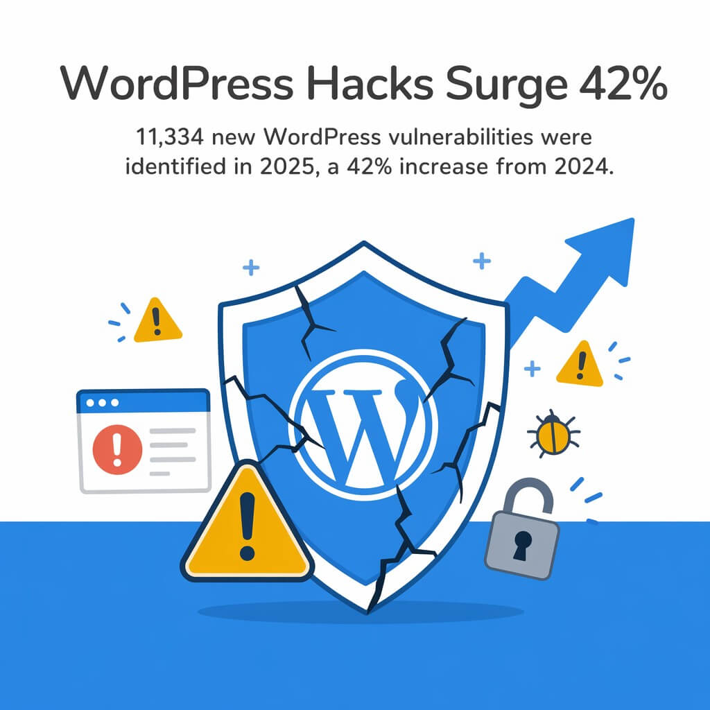 WordPress Hacks Surge 42%
