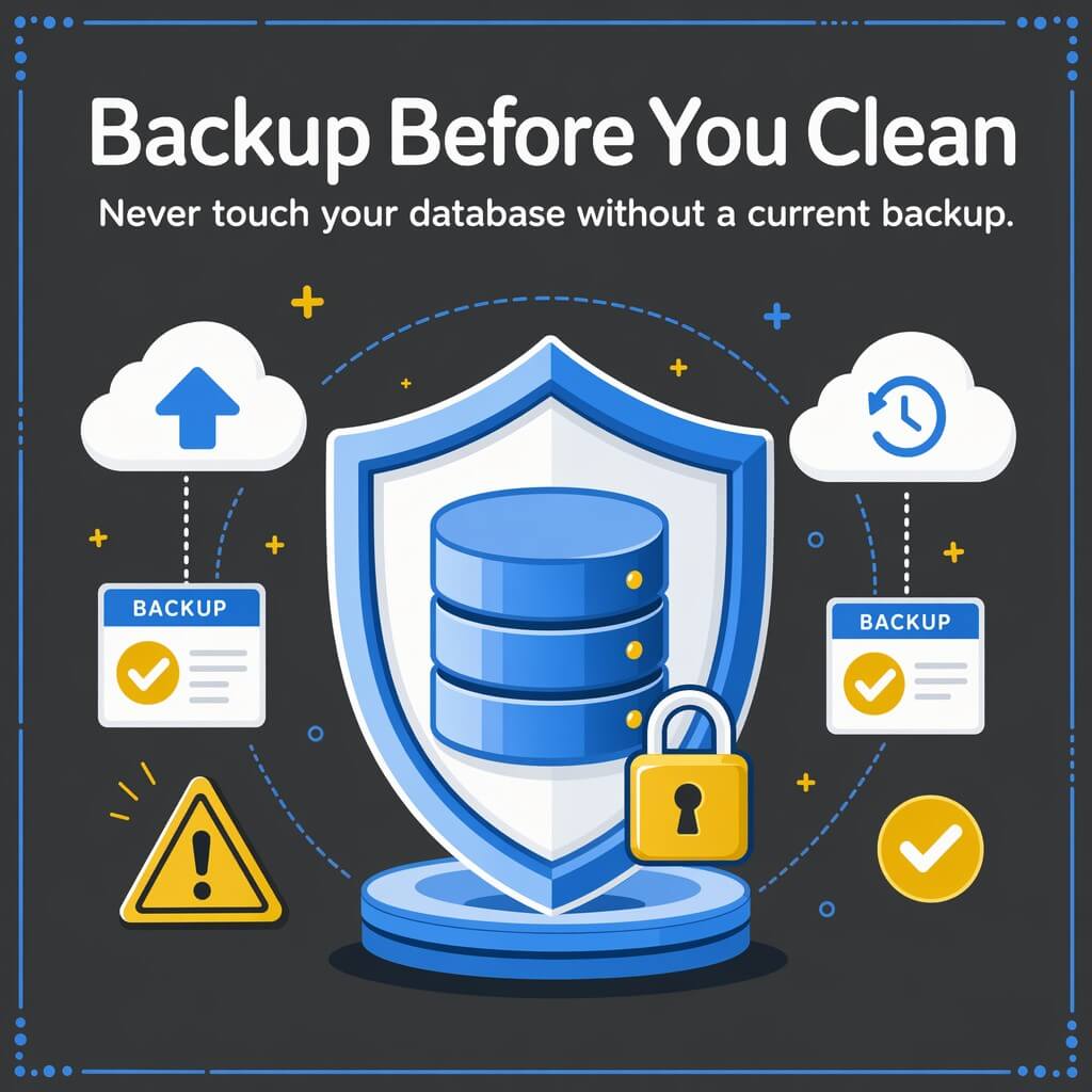 Backup Before You Clean